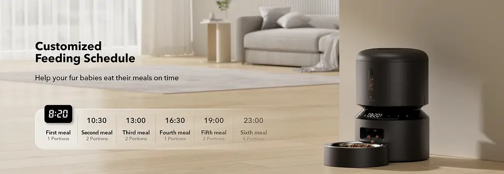 Автоматична годівниця Petlibro Granary Automatic Feeder White 3 л (0619988626630) - фото 8