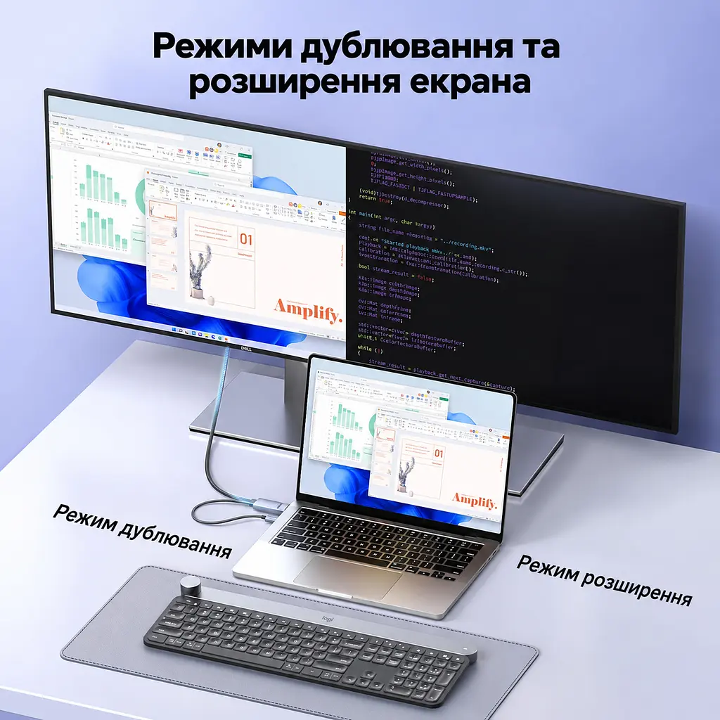 Відеокабель-перетворювач UGREEN HD169 HDMI - DisplayPort 4K 60 Гц 1,5 м темно-сірий (25153) - фото 9