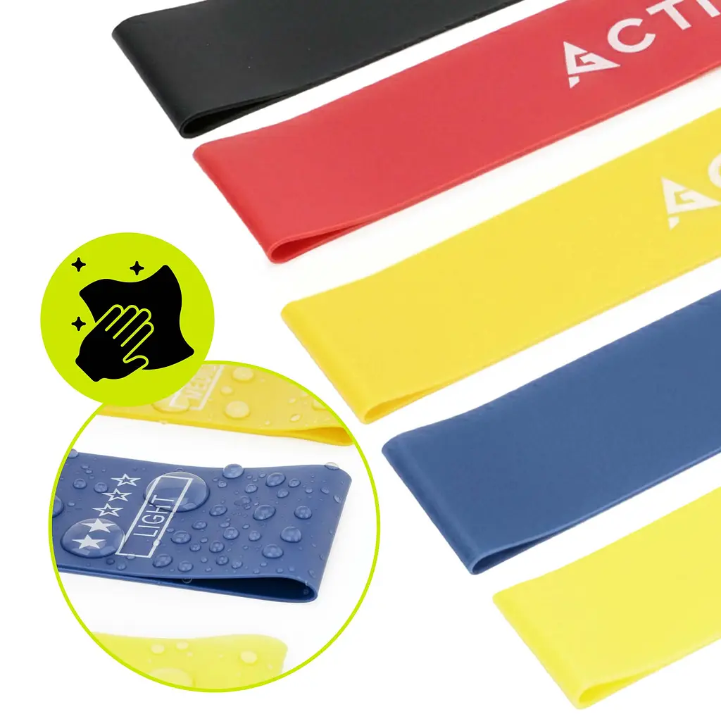 Резинки для фітнесу Actiget Mini Power Band набір 5 шт 1-20 кг ACT0104 - фото 5