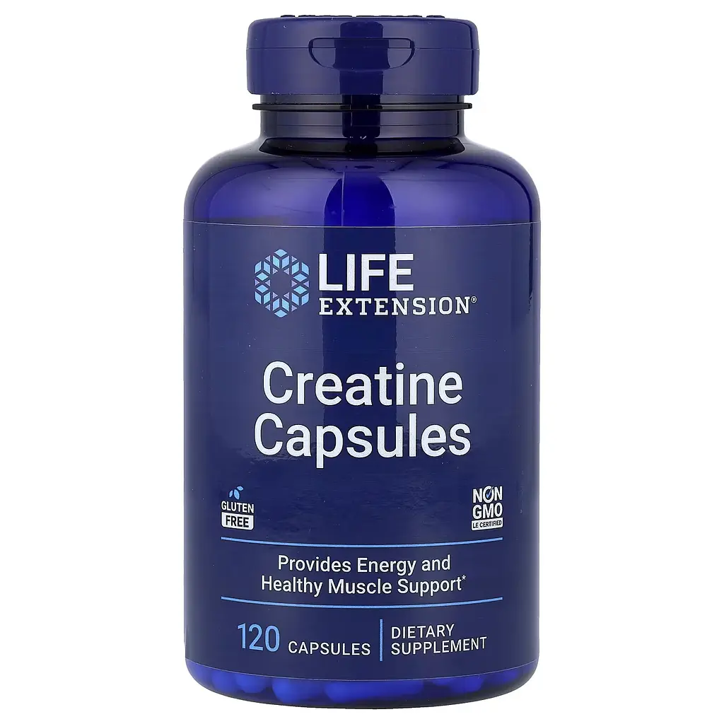 Креатин в капсулах Life Extension Creatine Capsules 120 капсул