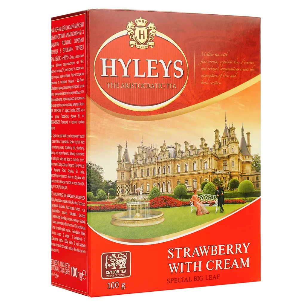 Чай Hyleys Strawberry with cream 100 г - фото 3