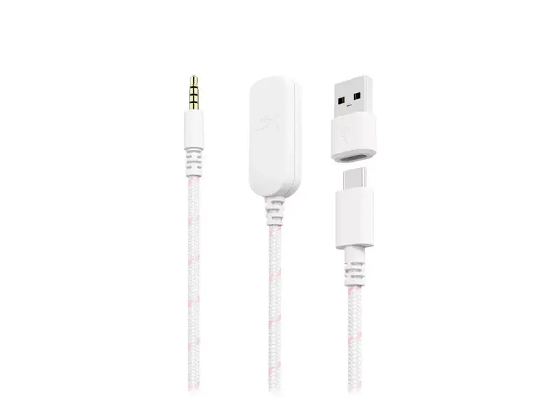 Навушники з мікрофоном HyperX Cloud III White/Pink (9W1Q4AA) - фото 4