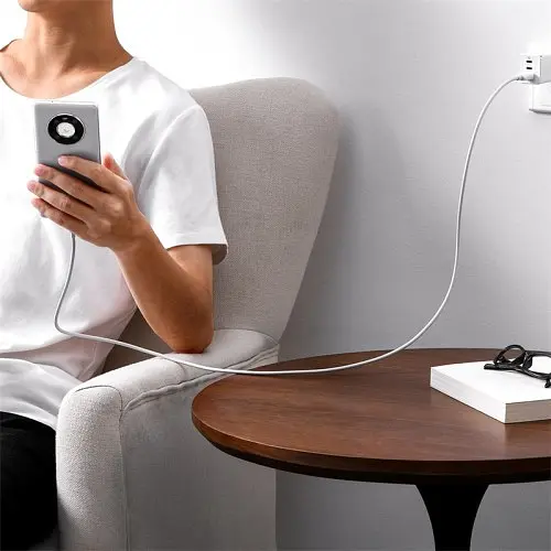 USB кабель Baseus Superior Series Fast Charging Cable USB to Type-C 100W 1.5m білий P10320102214-02 - фото 7