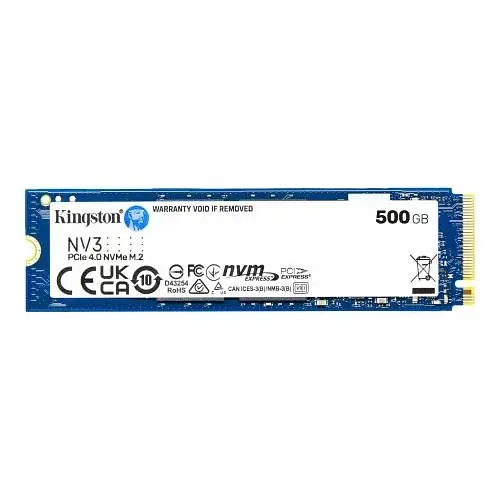 Твердотільний накопичувач SSD 500Gb, NV3, PCI-E 4.0 x4, M.2 2280, 3D TLC, 5000/3000 МБ/с Kingston teh0019777 - фото 4