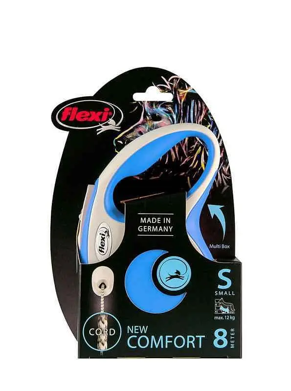 Повідець-рулетка Flexi New Comfort Long S для собак дрібних порід довгий трос 8 м до 12 кг - фото 2