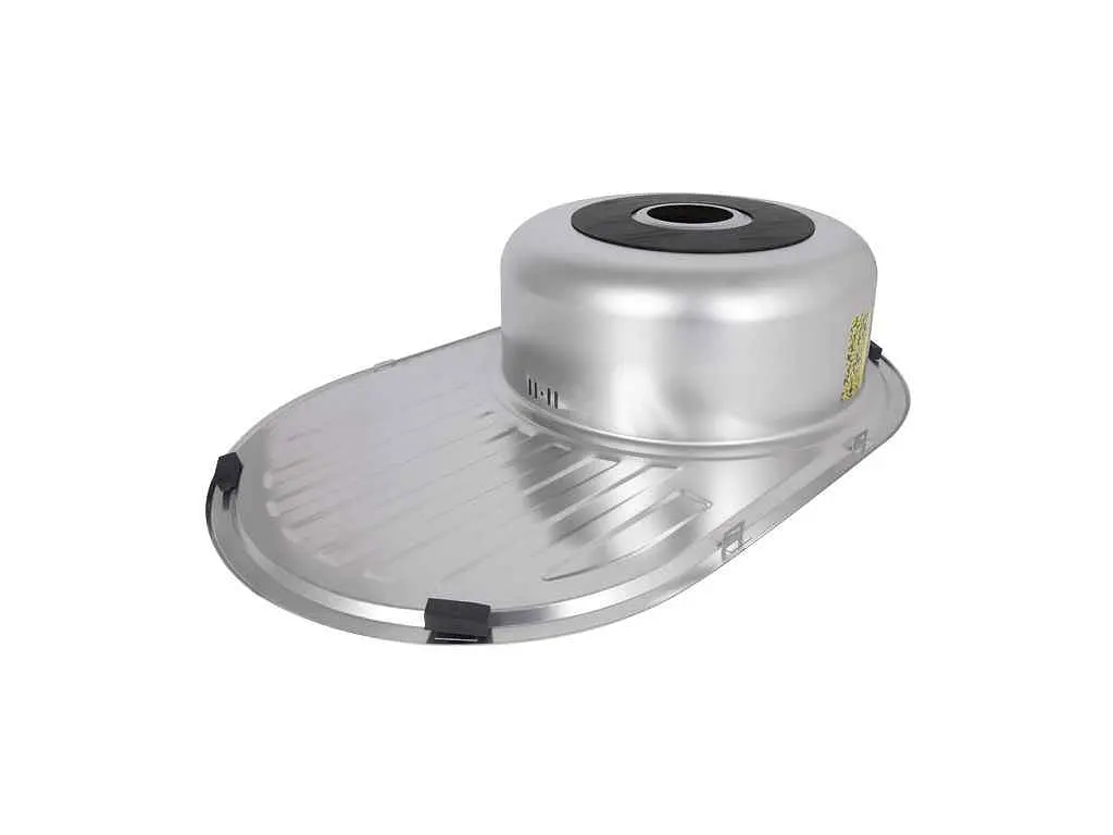 Мийка врізна Brinex 770х550х180мм 1 7750, Micro Decor 0,8мм BRIN7750MDEC08 - фото 5