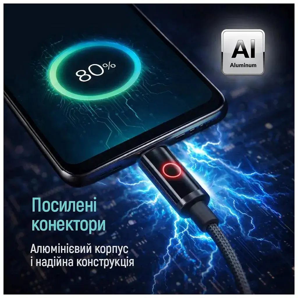 Дата кабель USB-C to Lightning 1.0m PD30W black ColorWay (CW-CBPDCL103-BK) - фото 9