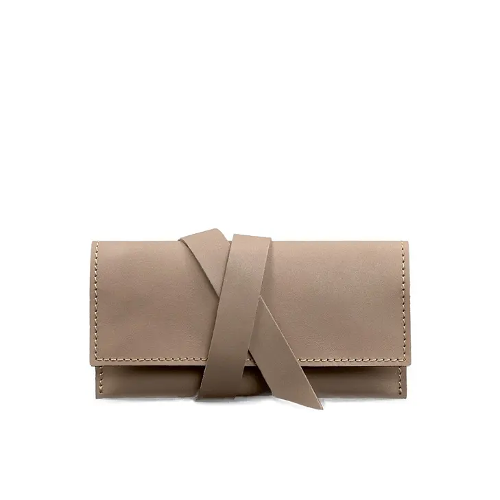 Кожаный кисет для табака 1.0 светло-бежевый Crazy Horse - фото 7