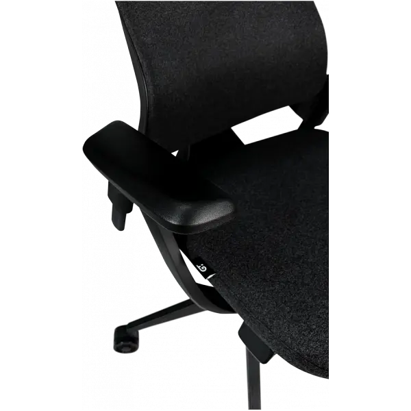 Офісне ергономічне крісло GT Racer B-6314 Fabric Black/Black - фото 8