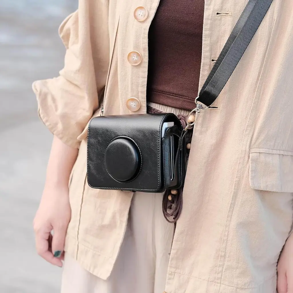 Чехол для фотоаппарата Fujifilm Instax Mini EVO Черный - фото 7