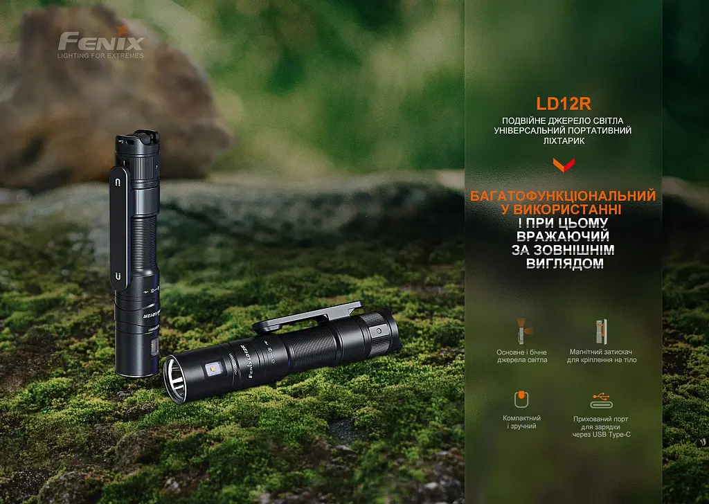 Фонарь ручной Fenix LD12R - фото 5