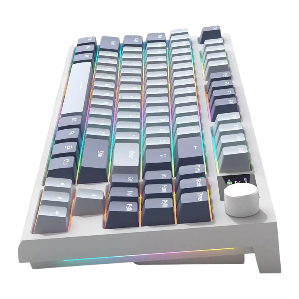 Клавіатура Attack Shark K86 RGB Retro Blue - фото 3