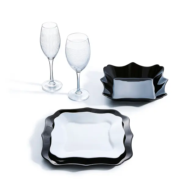 Тарілка десертна Luminarc Authentic White, 20,5х20,5 см (6190655) - фото 2