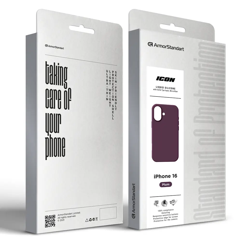 Чохол до мобільного телефона Armorstandart ICON2 MagSafe Apple iPhone 16 Plum (ARM81312) - фото 10