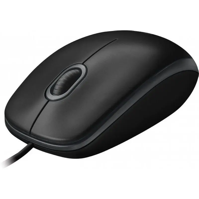 Миша Logitech B100 USB Black - фото 2