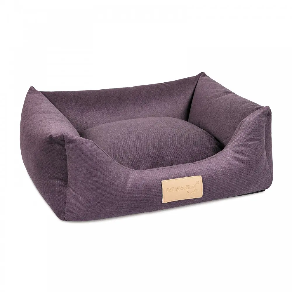 Лежак Pet Fashion Molly №1 для собак і котів фіолетовий 52х40х17 см - фото 3