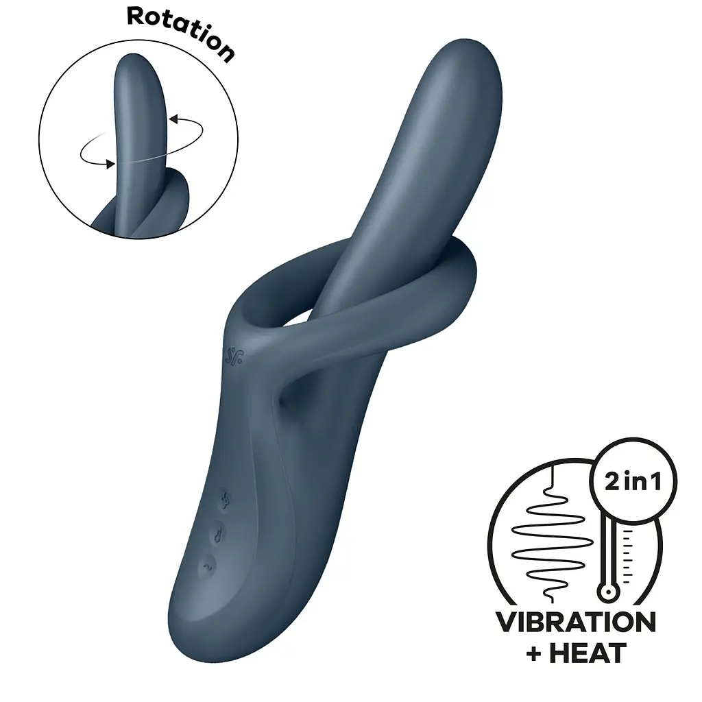 Вібратор Satisfyer Heat Flex 4 Grey Satisfyer SX2170 100900