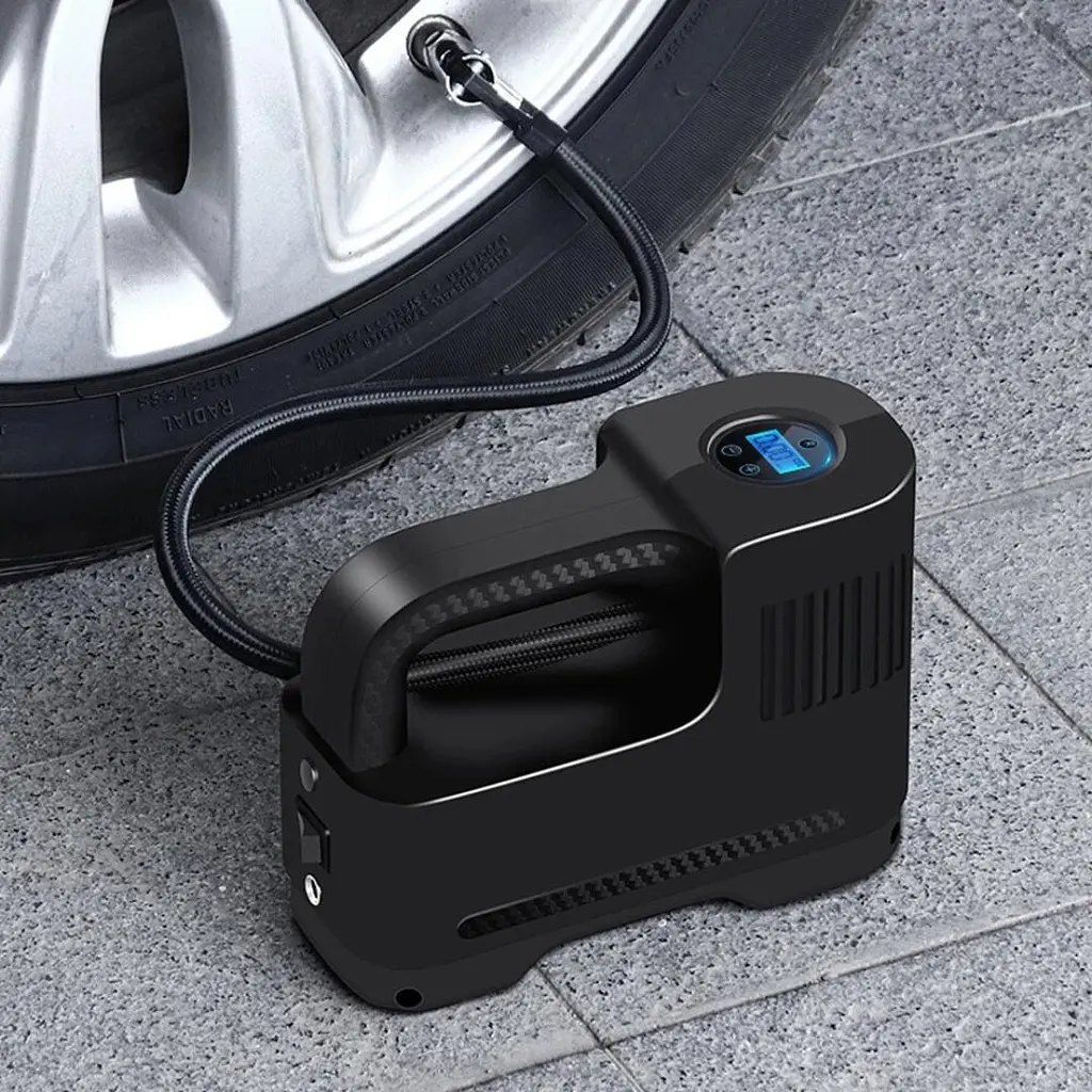 Портативный компрессор Yaoen 217 Digital 150PSI (YPSCD7515B 5385) Черный - фото 14
