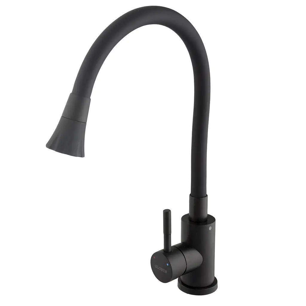 Змішувач для кухні Globus Lux Alpen SBT1-203SA-BB-B01 чорний (25988) - фото 7