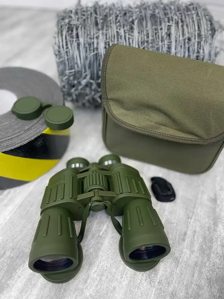 Тактичний десятикратний бінокль Seeker Army 10x50WA (Оливковий) - фото 5