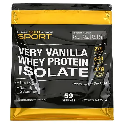Ізолят протеїну Whey Protein Isolate 2270 г California Gold Nutrition vit0005921
