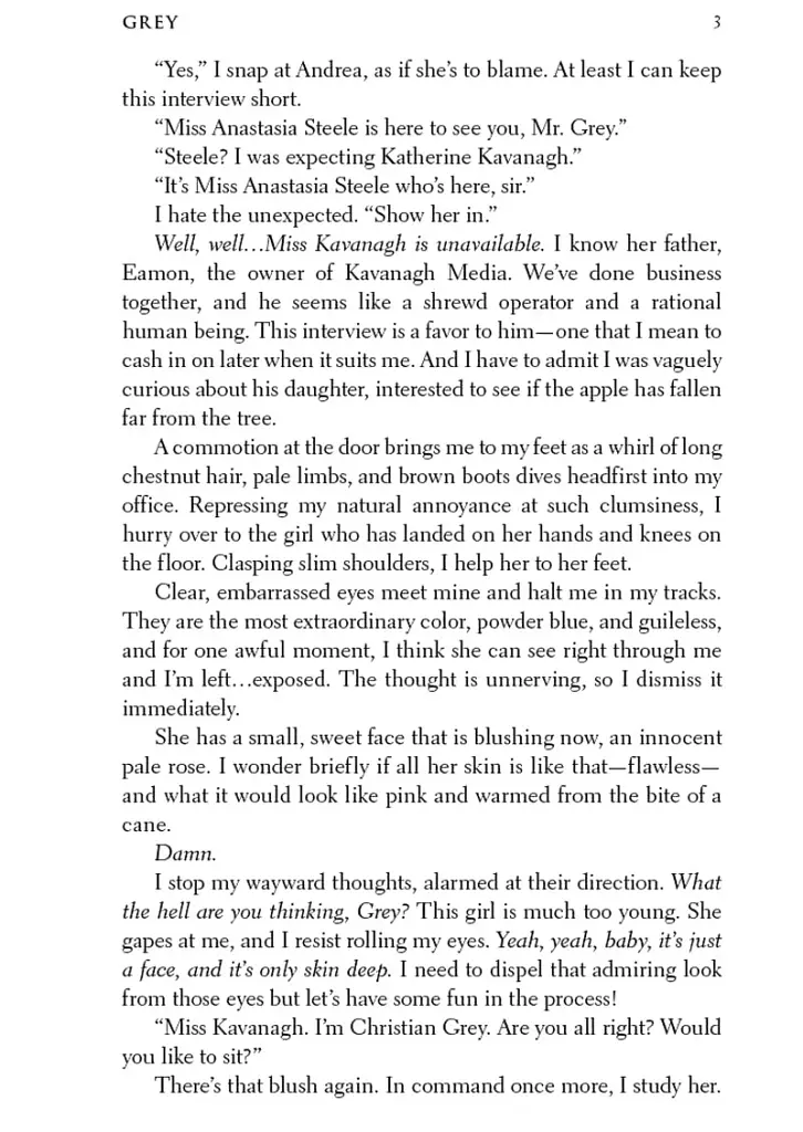 Grey. Fifty Shades of Grey as Told by Christian - фото 5