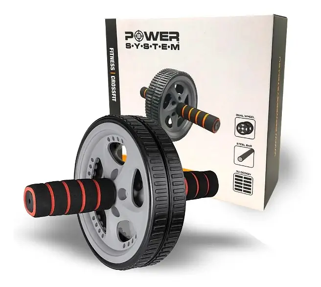 Колесо для преса Power System PS-4006 Power Ab Wheel Grey/Black (PS-4006_Grey-Black) - фото 5
