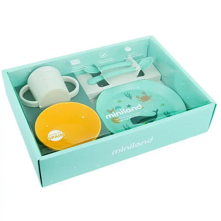 Набір дитячого посуду Miniland Ocean Mealset 5 предметів (89644) - фото 2