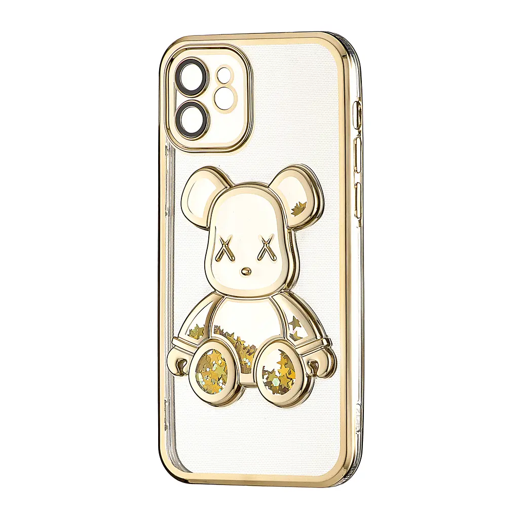 Чохол Shining Bear Case Protected Camera iPhone 12 Gold