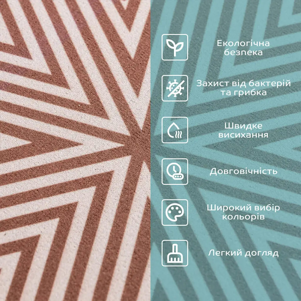 Вологопоглинаючий килимок 40x60CMx3MM (D) SW-00002554 - фото 4