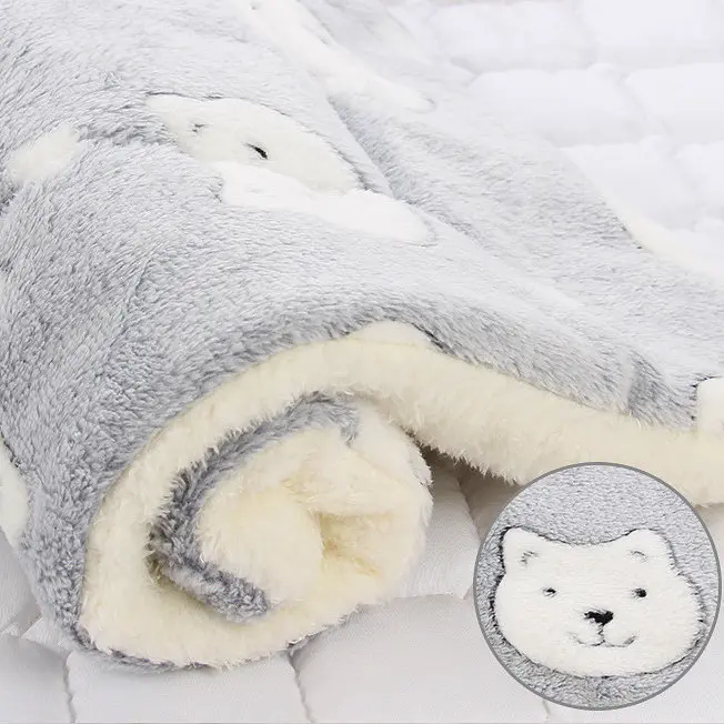 Плед для тварин Soft Pet Bed Cushion 60х80 см Grey Bear - фото 2