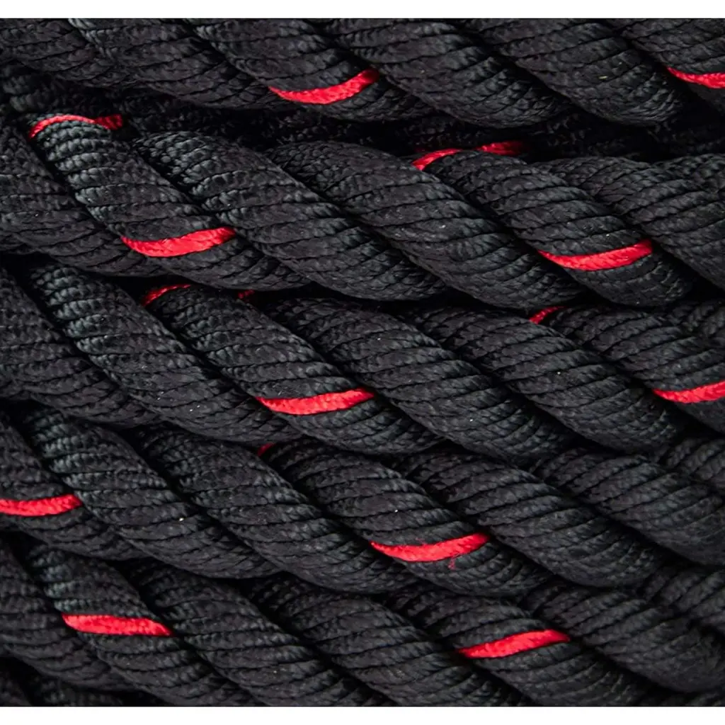 Канат тренувальний 4FIZJO Battle Rope 9 м для кросфіту Black (P-5907739312242) - фото 4