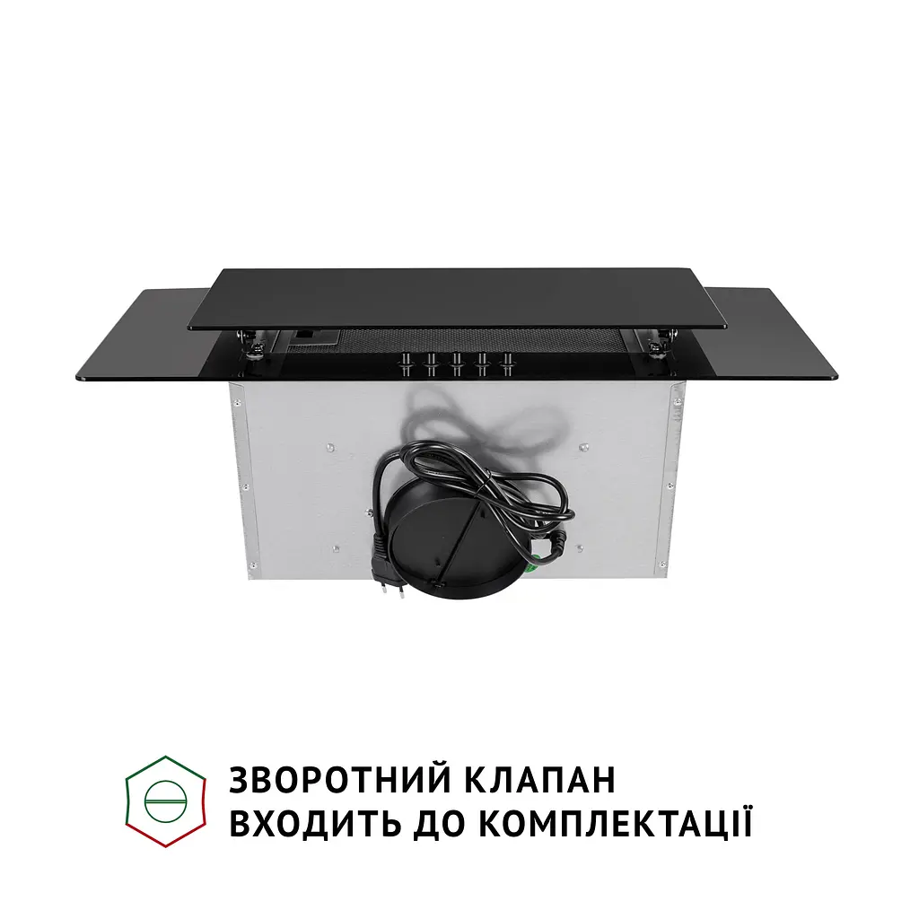 Витяжка декоративна похила PERFELLI DN 6142 BL LED - фото 8
