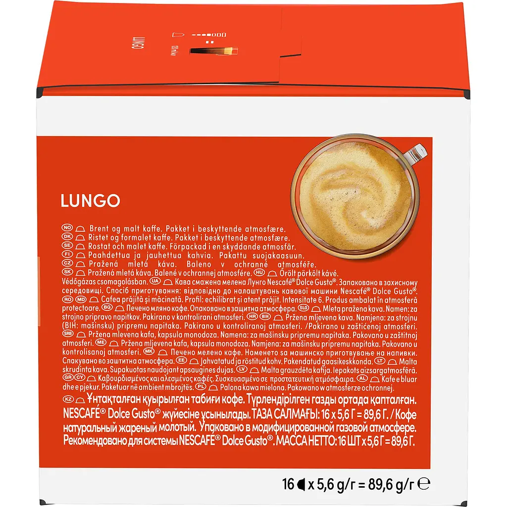 Кава в капсулах NESCAFE  Dolce Gusto Lungo 89.6 г - фото 2