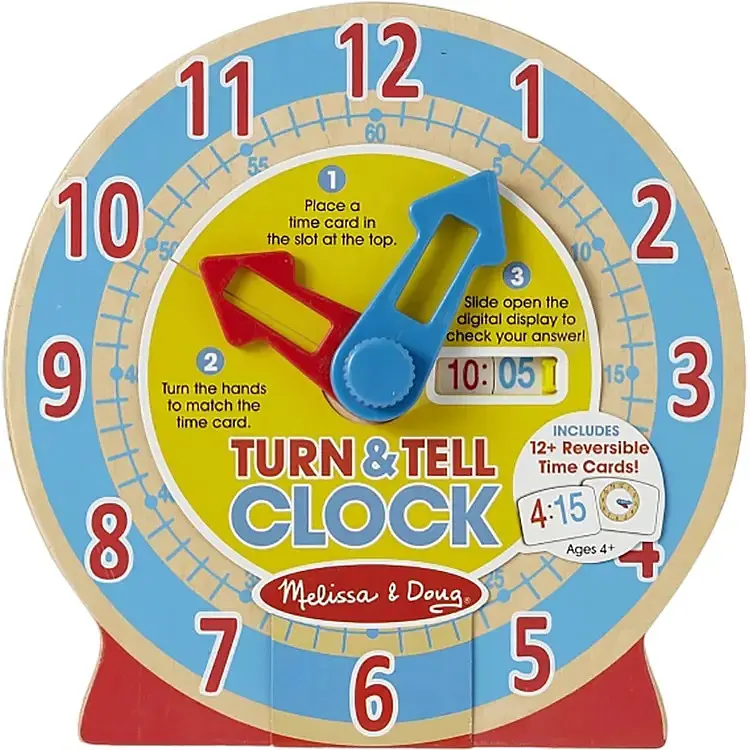 Дерев'яний розумний годинник Melissa&Doug (MD14284)