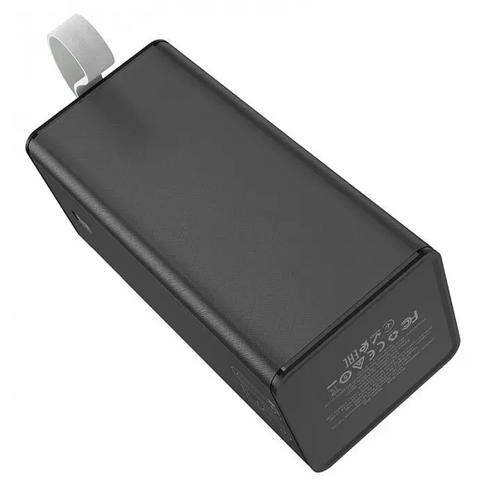 Чорний павербанк швидке заряджання батарея 50000mAh Power bank HOCO J86A PD22,5W+ - фото 4