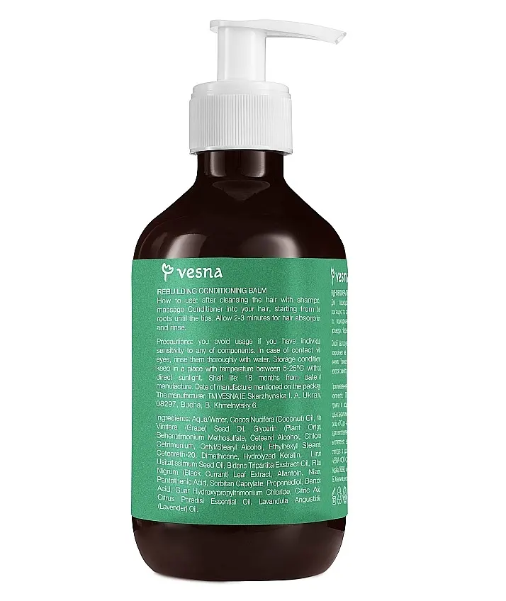 Бальзам-кондиционер для волос Восстановление Vesna 300 мл - фото 2