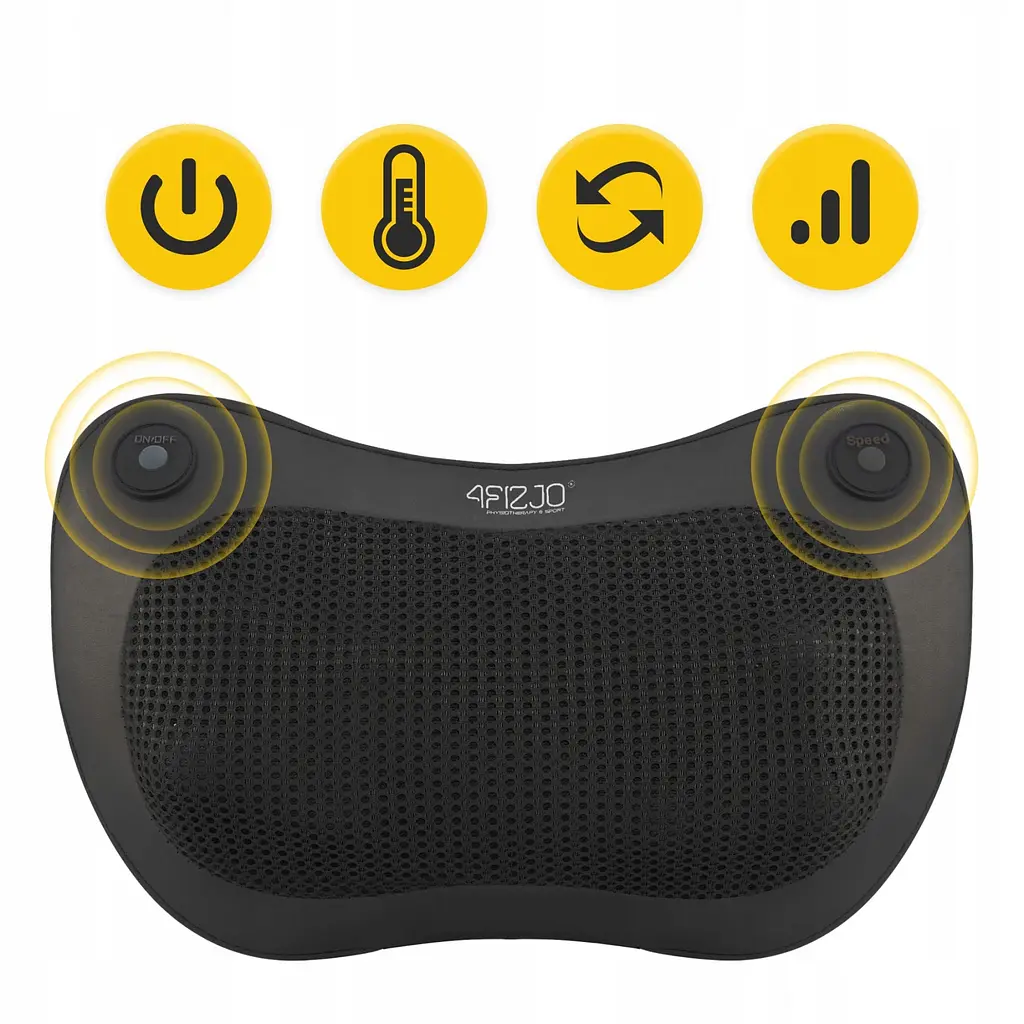 Подушка-масажер 4FIZJO Shiatsu Pro+ 4FJ0562 Black (P-5907739319159) - фото 10