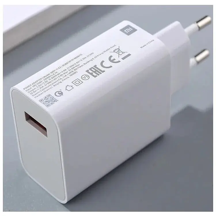 Зарядний пристрій Xiaomi MDY-11-EZ service orig 33.0W Max Mi Turbo 3.0 white - фото 2