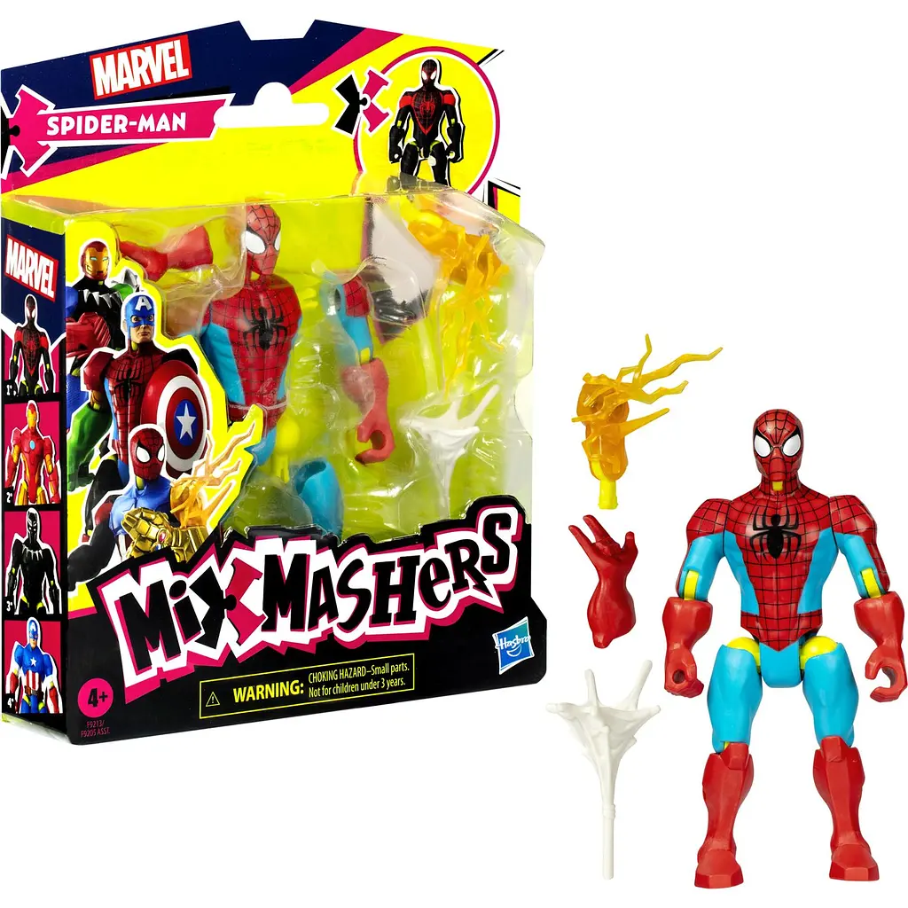 Игрушка-фигурка Hasbro Marvel MixMashers Spider-Man (F9205_F9213) - фото 4
