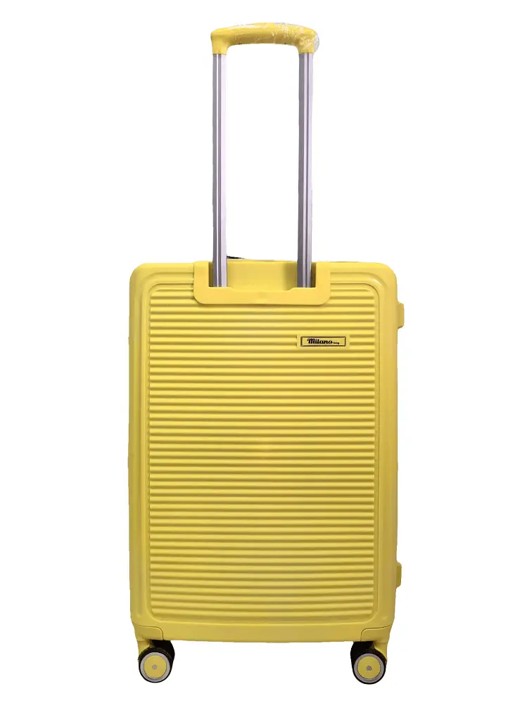 Валіза середня M Milano bag 024 поліпропілен Жовтий - фото 3