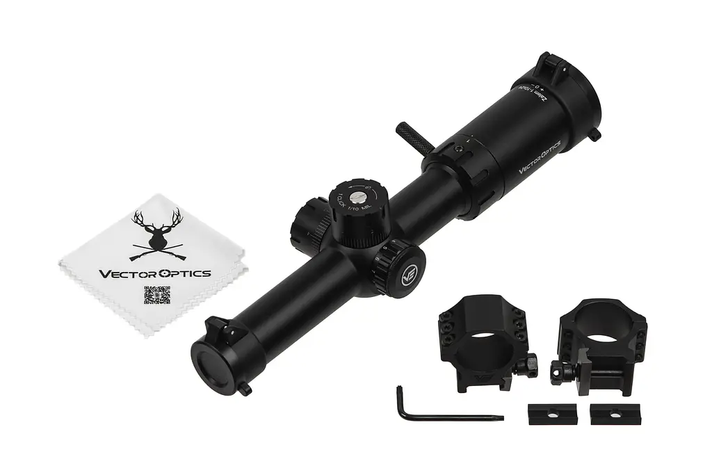 Приціл оптичний Vector Optics Zalem 1-10x24 illum (30mm) SFP - фото 7