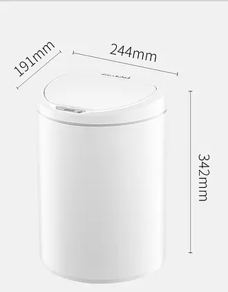Розумний кошик для сміття Xiaomi Ninestars Sensor Trash Can (DZT-10-29S) [40240] - фото 3