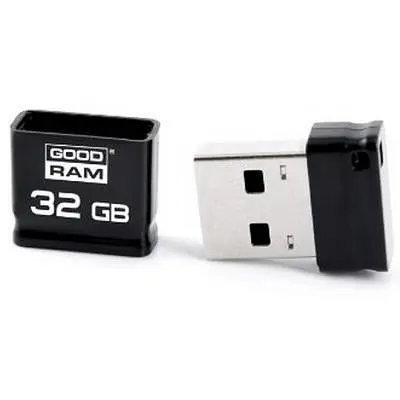 USB флеш накопичувач Goodram 32GB Piccolo Black USB 2.0 (UPI2-0320K0R11) - фото 2