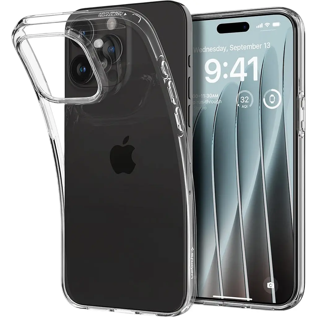 Чохол Spigen Liquid Crystal для Apple iPhone 15 Pro Crystal Clear (ACS06699) [92143] - фото 3