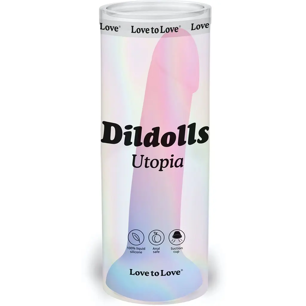 Дилдо з кольоровим градієнтом Love To Love Dildolls - Utopia - фото 6
