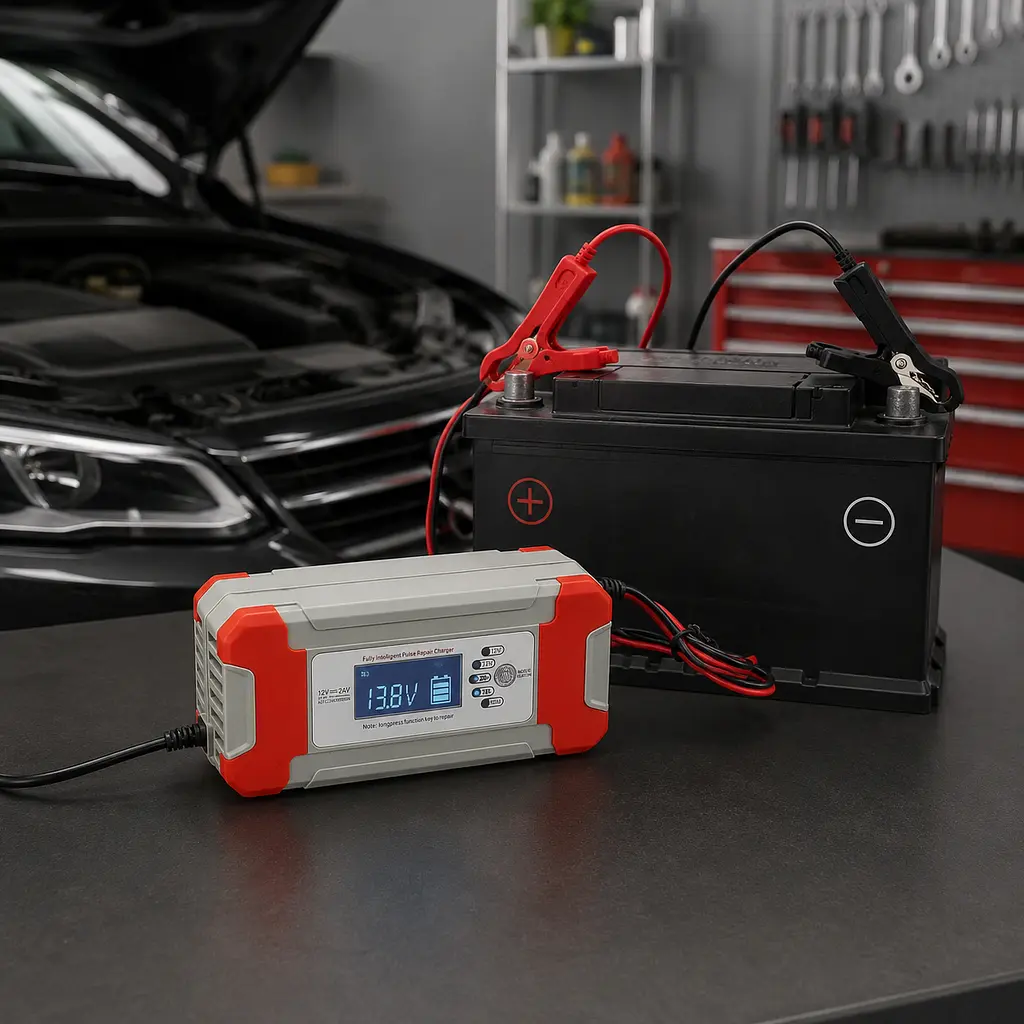 Зарядний пристрій для акумуляторів 8A 12V/24v / Автомобільна зарядка / Зарядка для акумулятора автоЗарядний пристрій для акумуляторів 8A 12V/24v / Автомобільна зарядка / Зарядка для акумулятора авто - фото 3