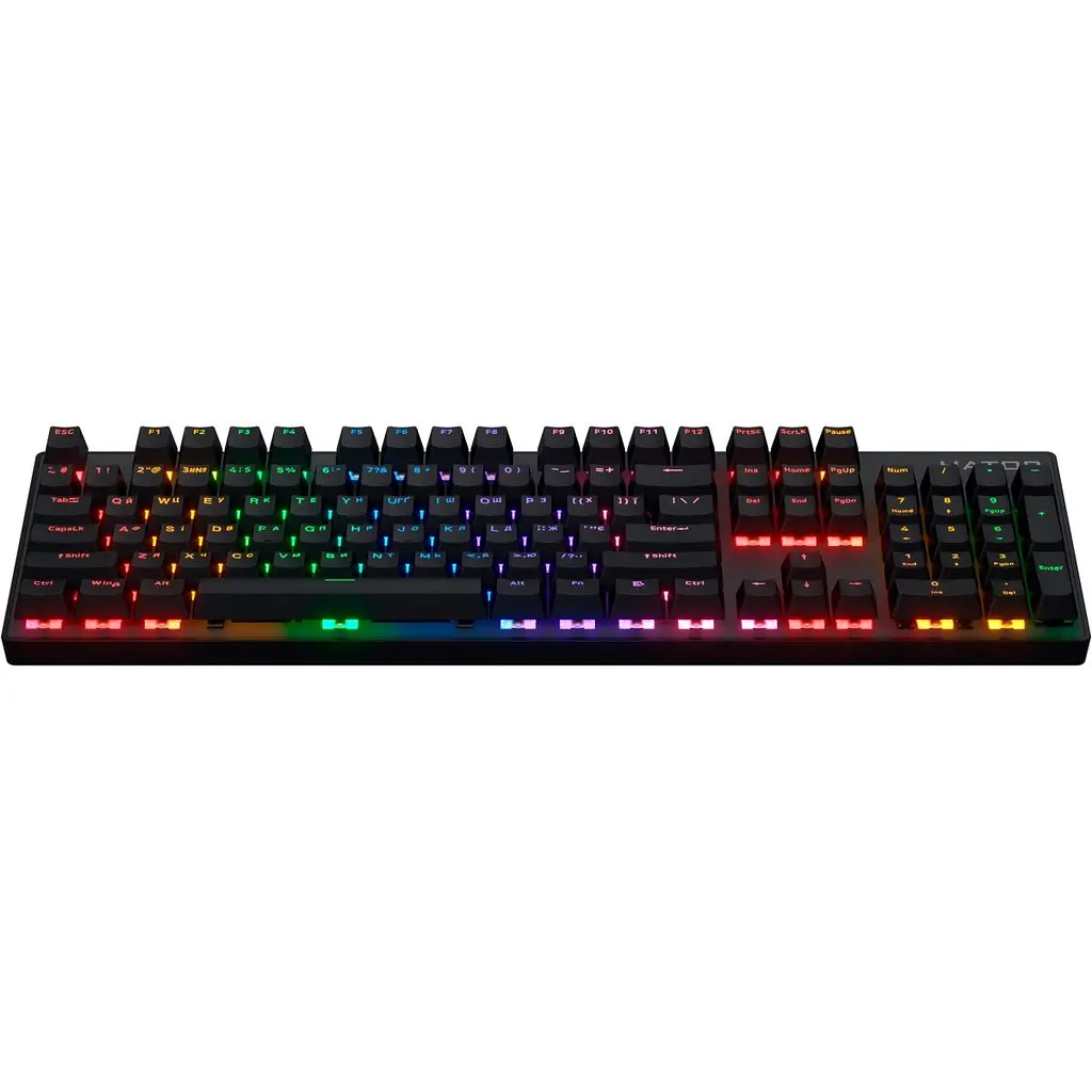 Клавіатура Hator Icefall Mecha Wireless Rainbow Black HTK204UA [133362] - фото 2