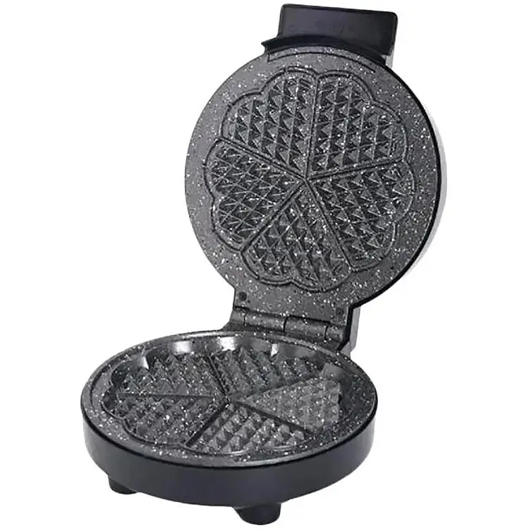 Вафельниця кругла для тонких та товстих вафель Lexical 2404 з антипригарним покриттям 1000 Вт - фото 2