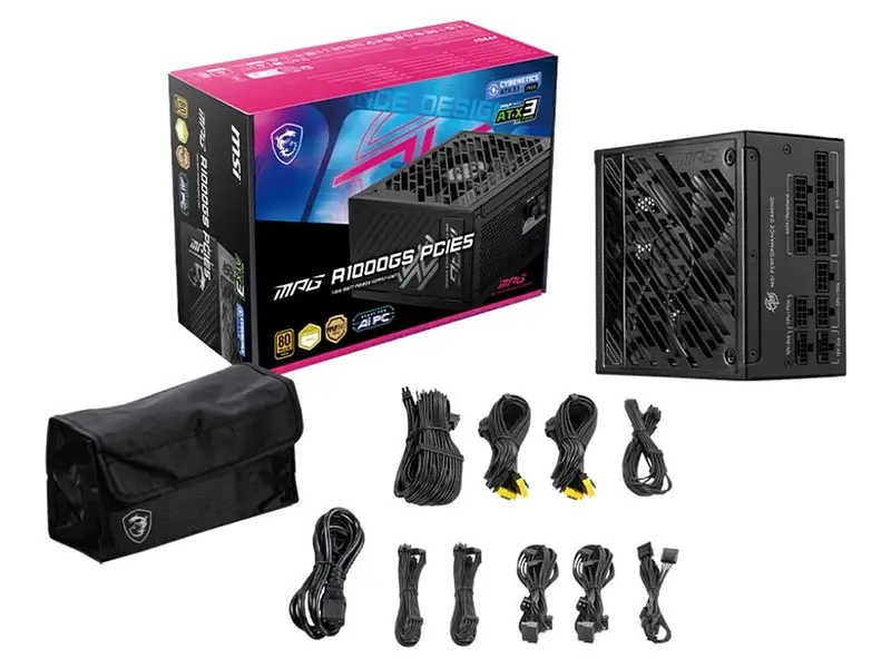 Блок живлення MSI MPG A1000GS PCIE5 - фото 5